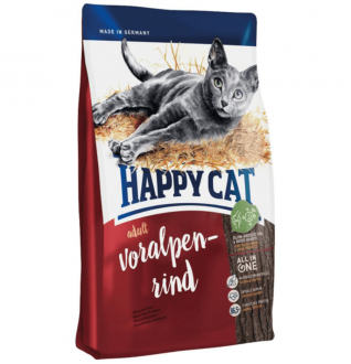 Happy Cat Supreme Voralpen Rind Biftekli 1.4 kg Kedi Maması kullananlar yorumlar
